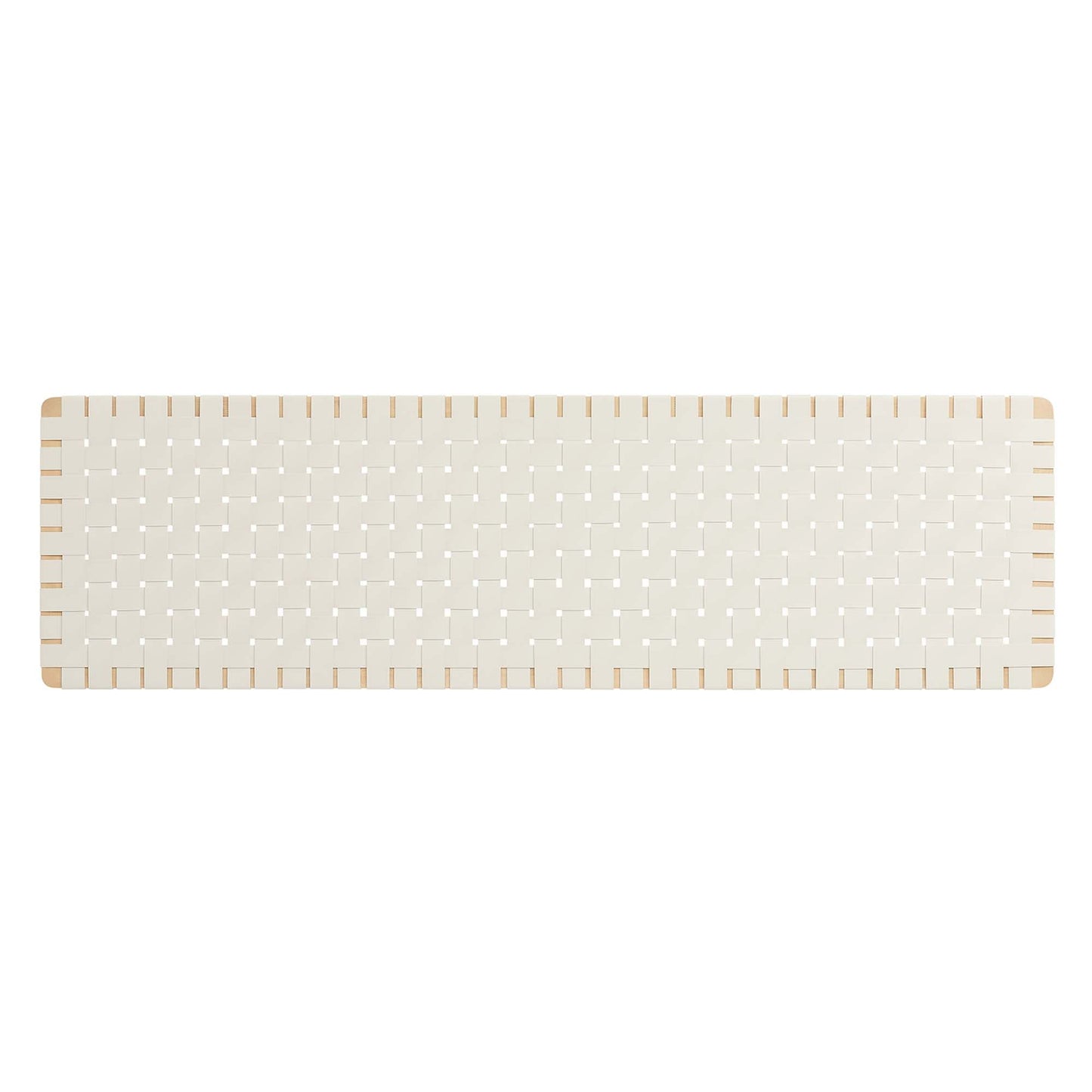 Sparta Weave Wall-Mount Vegan Leather King Headboard