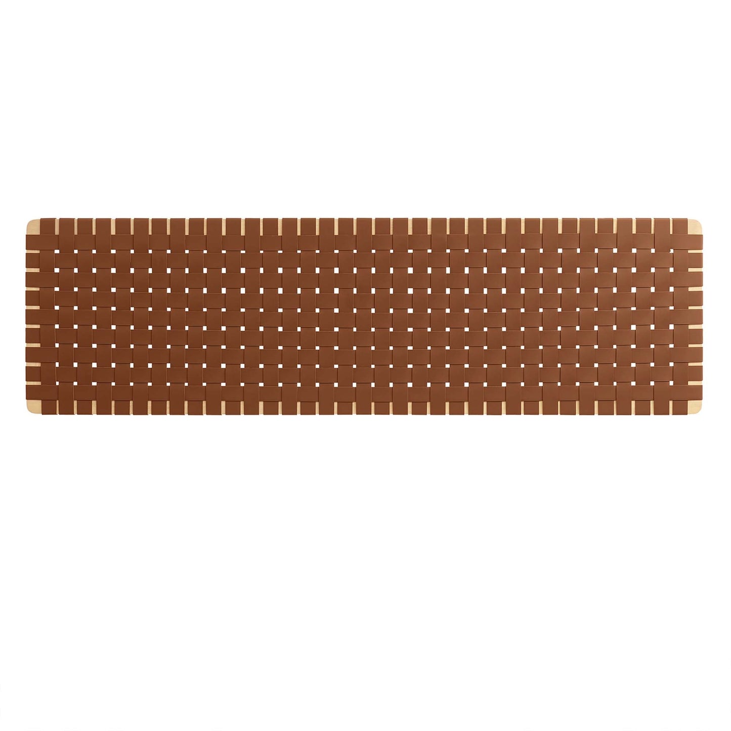 Sparta Weave Wall-Mount Vegan Leather King Headboard