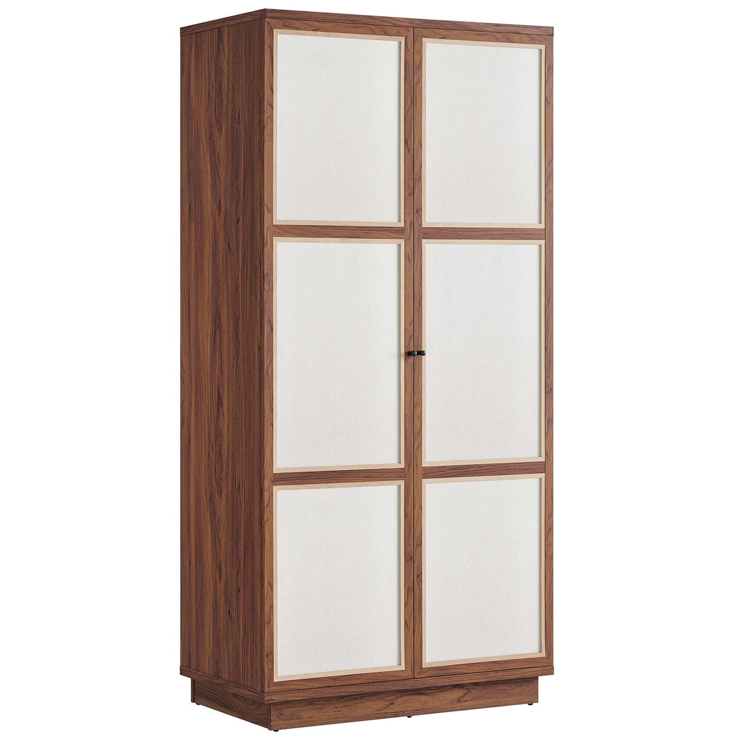 Capri 70" Tall Wood Grain Storage Cabinet by Modway