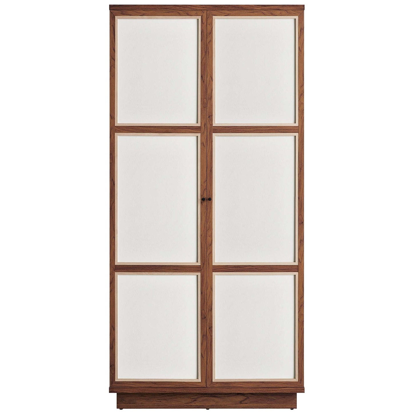 Capri 70" Tall Wood Grain Storage Cabinet by Modway