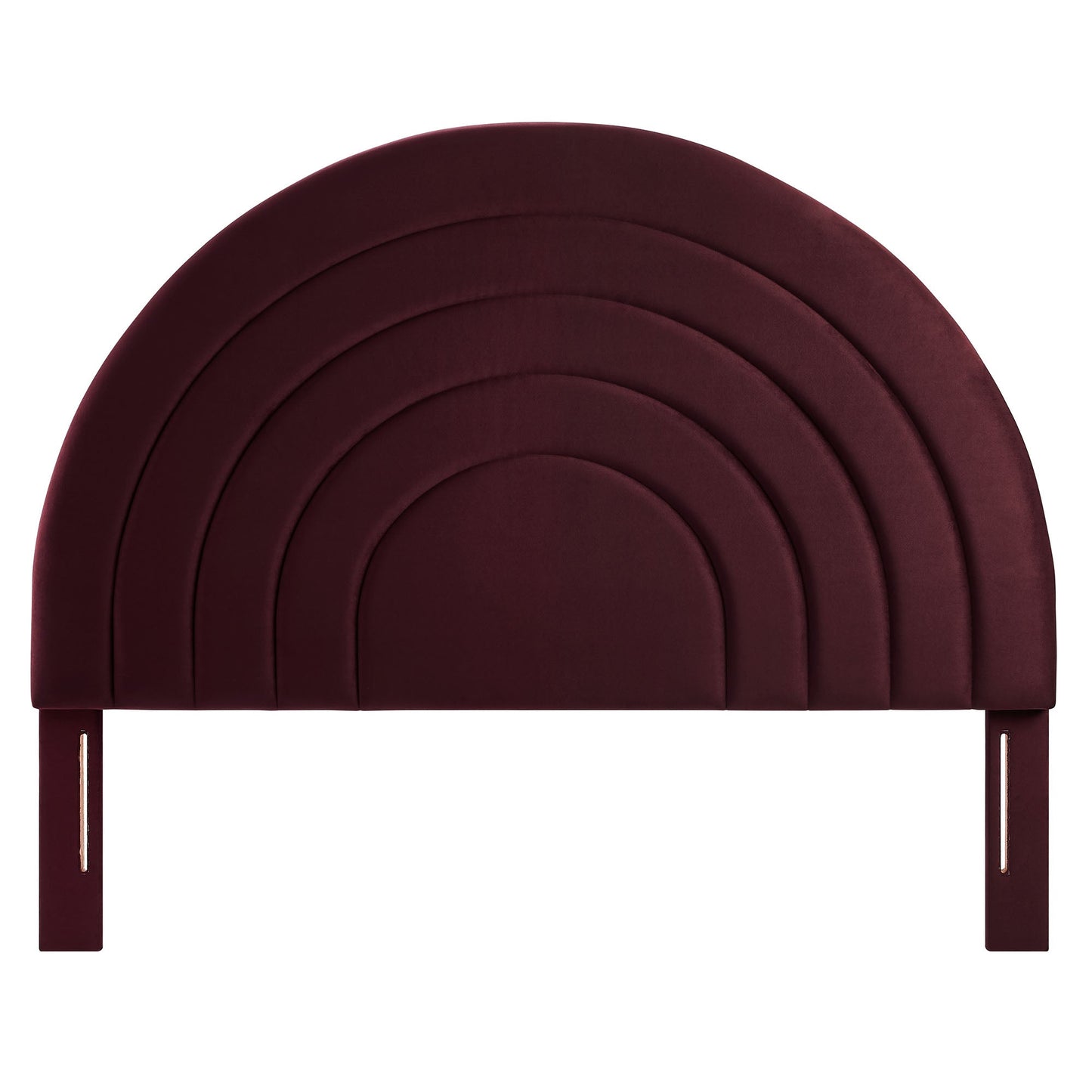 Solana Arched Performance Velvet Queen Headboard
