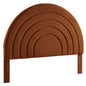 Solana Arched Performance Velvet Queen Headboard