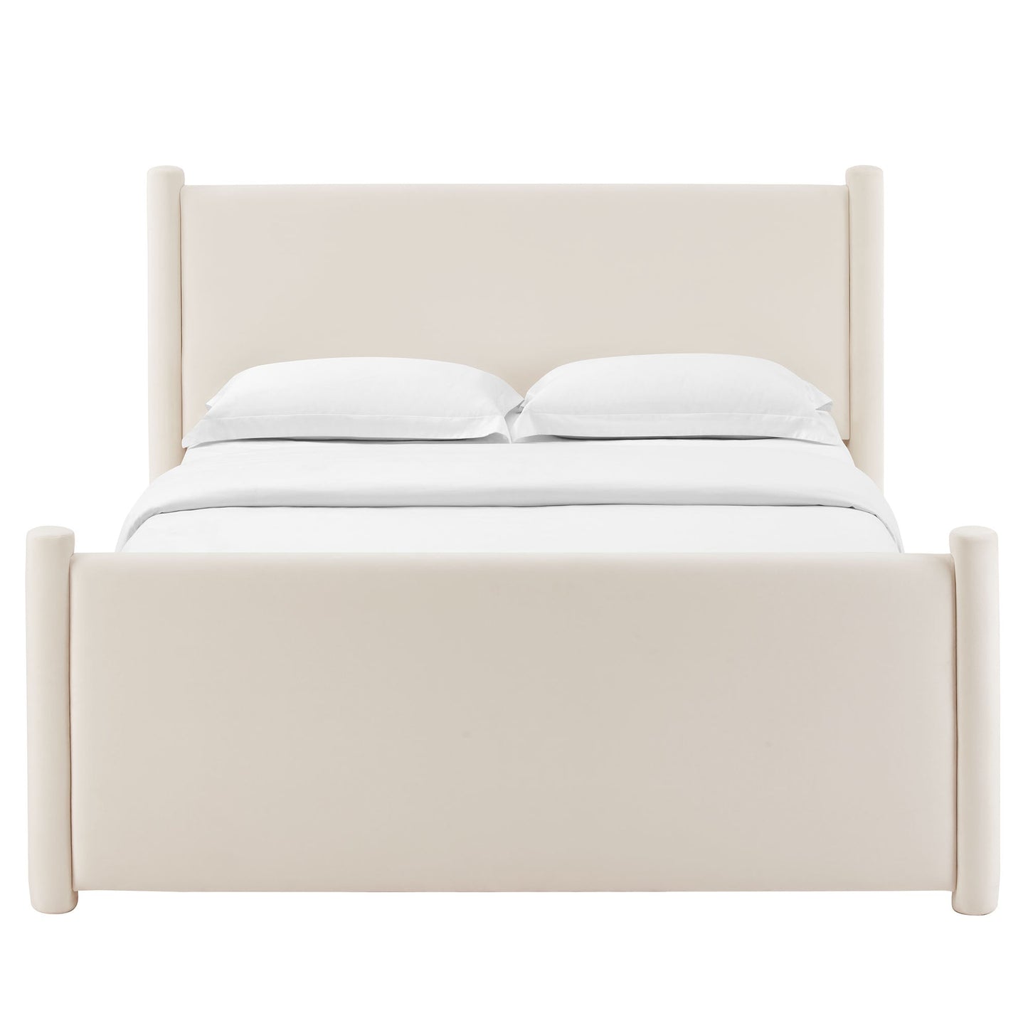 Rael Performance Velvet Queen Platform Bed by Modway