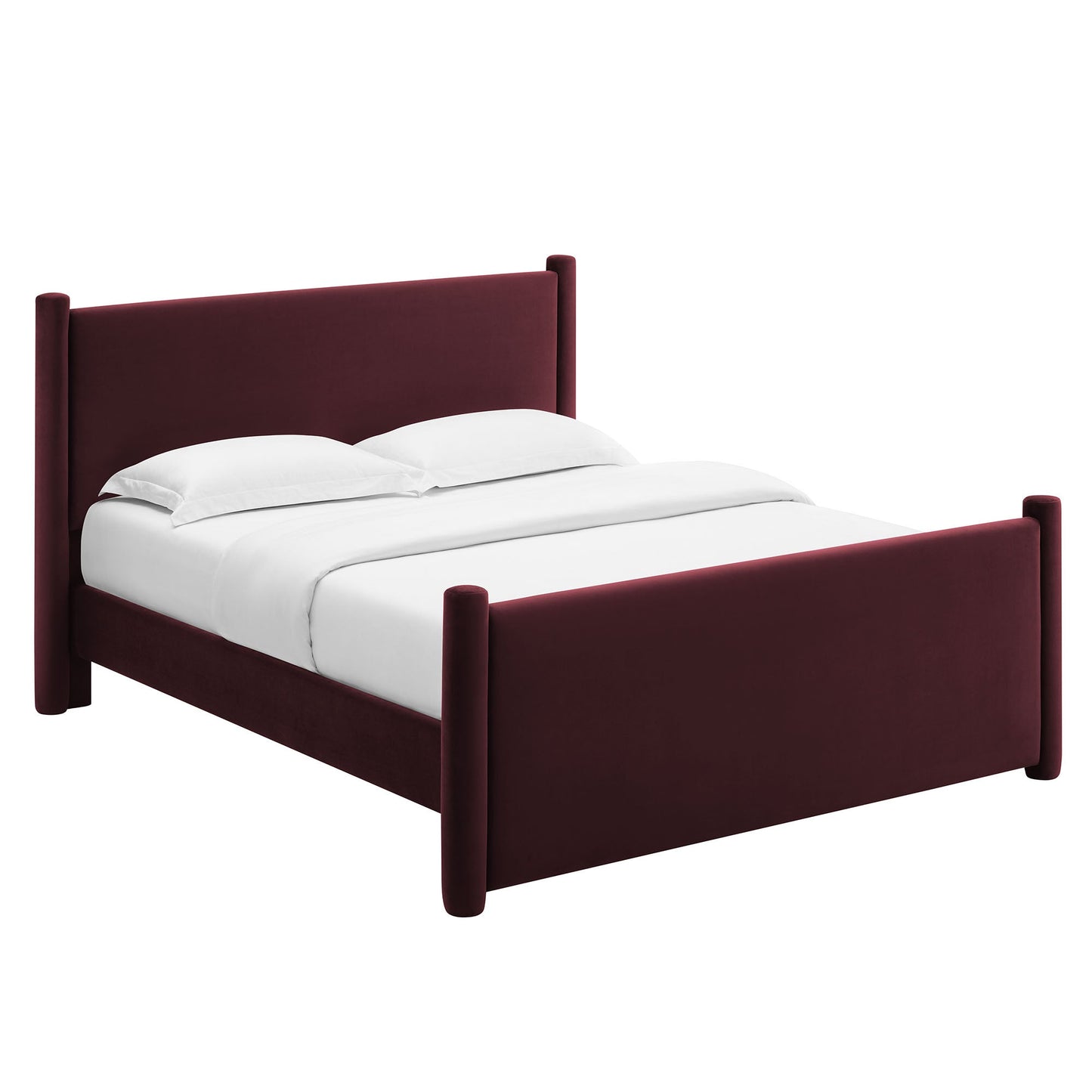 Rael Performance Velvet Queen Platform Bed by Modway