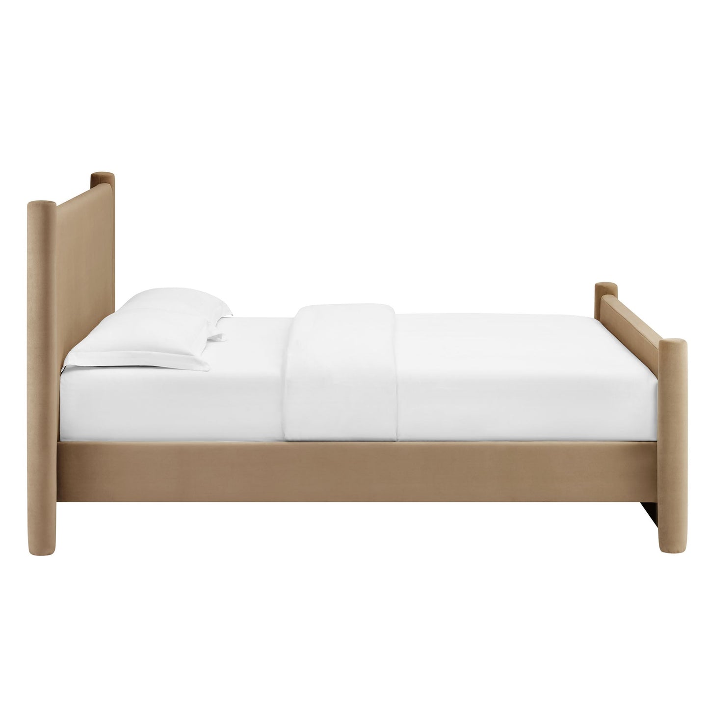 Rael Performance Velvet Queen Platform Bed by Modway
