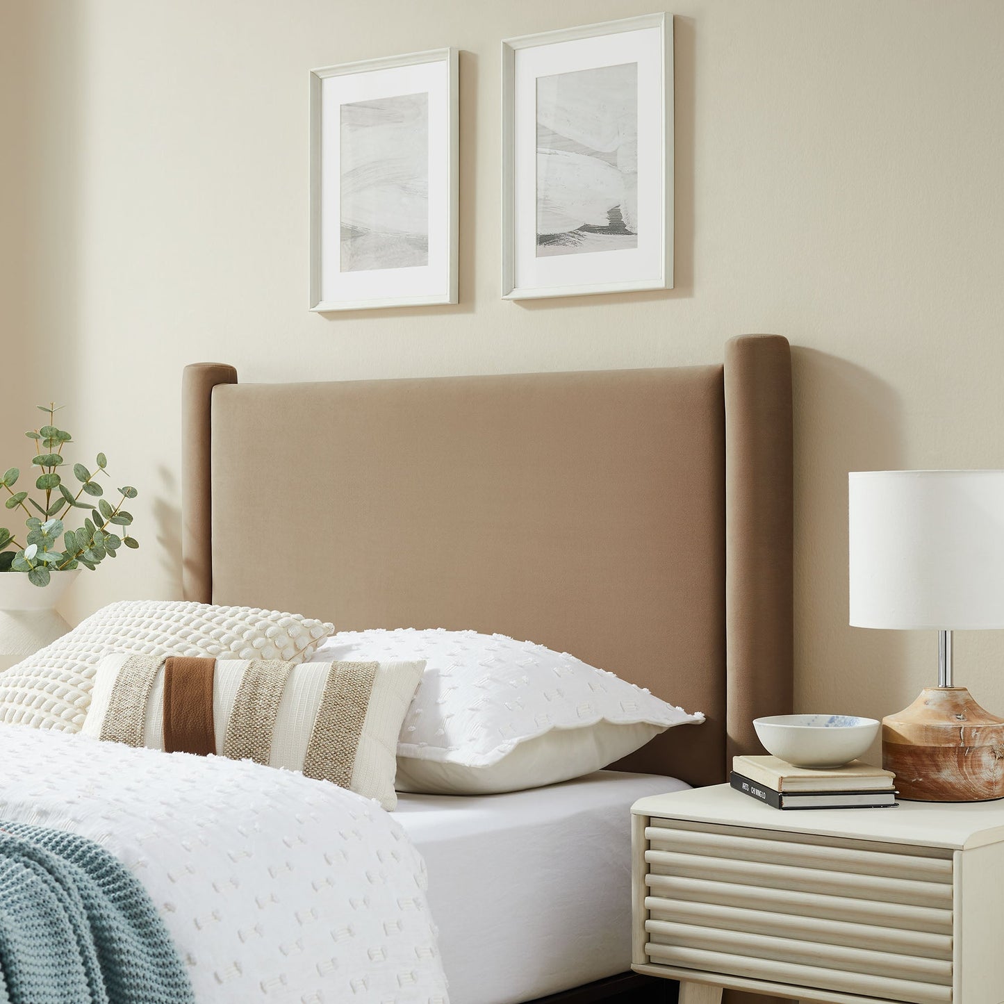 Rael Performance Velvet Twin Headboard by Modway