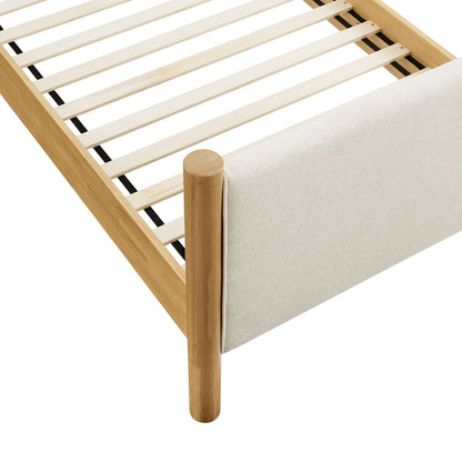 Maven Twin Size Fabric Upholstered Platform Bed by Modway