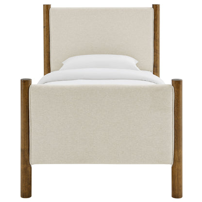 Maven Twin Size Fabric Upholstered Platform Bed by Modway