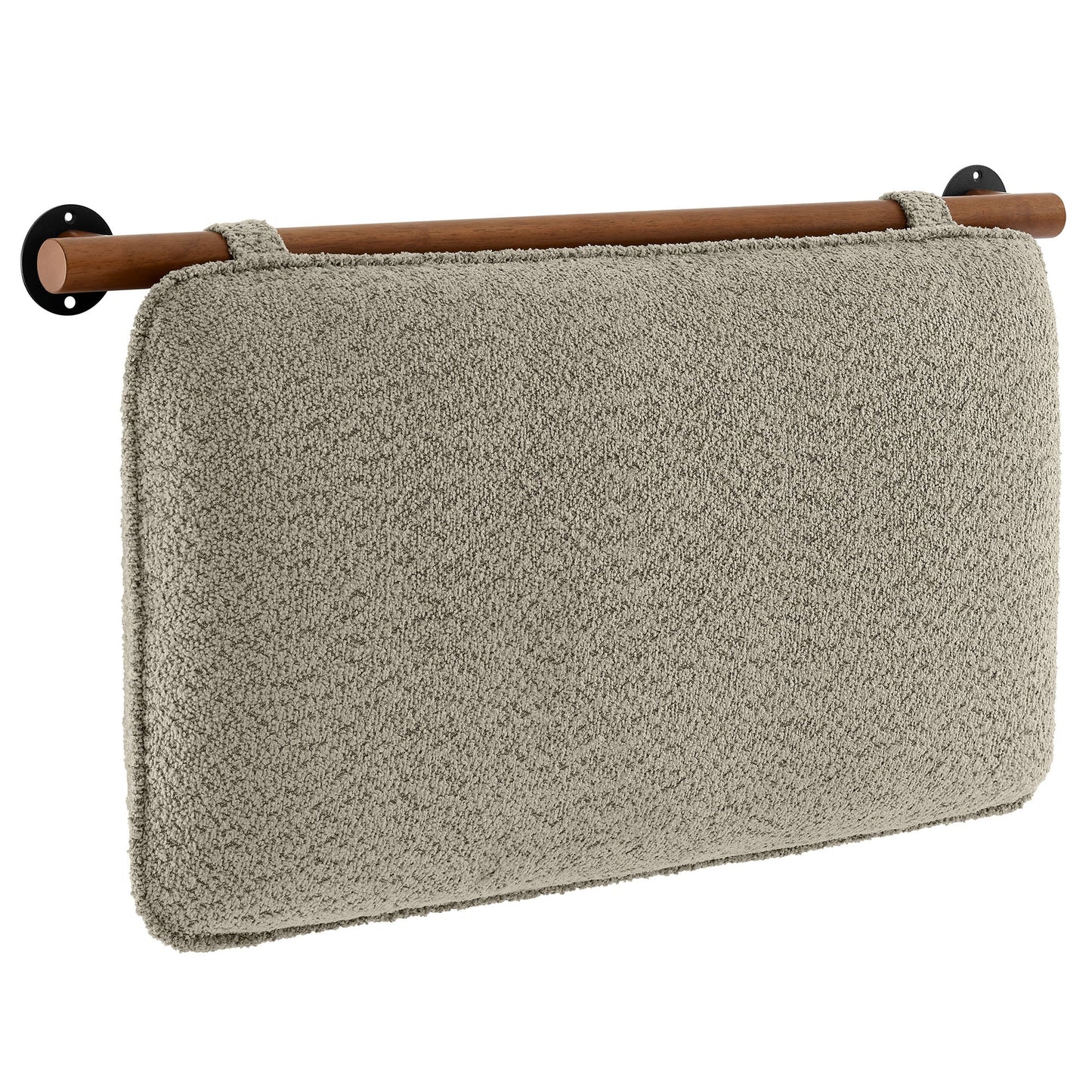 Anela Wall-Mounted Chenille Upholstered Twin Headboard
