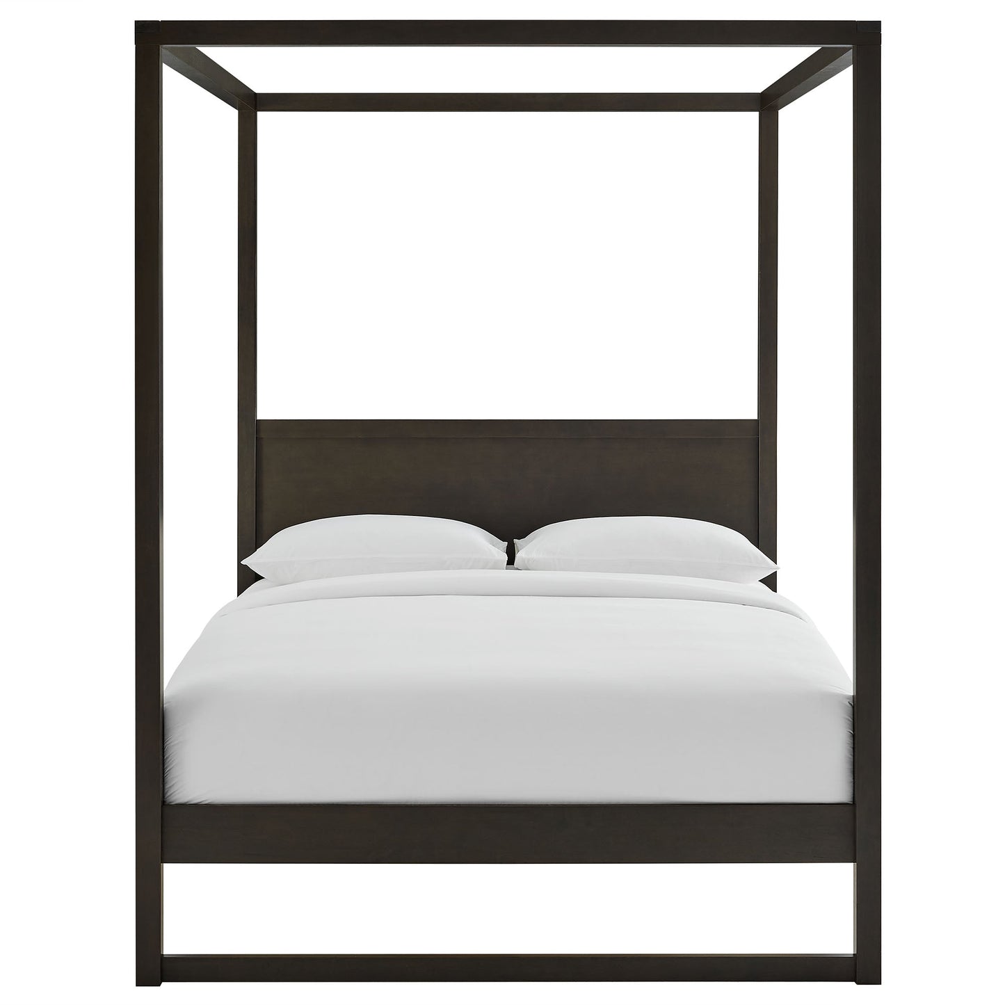 Alva Queen Wood Canopy Platform Bed by Modway