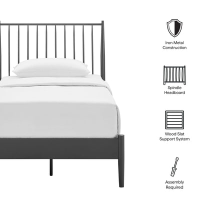 Adair Spindle Platform Bed by Modway
