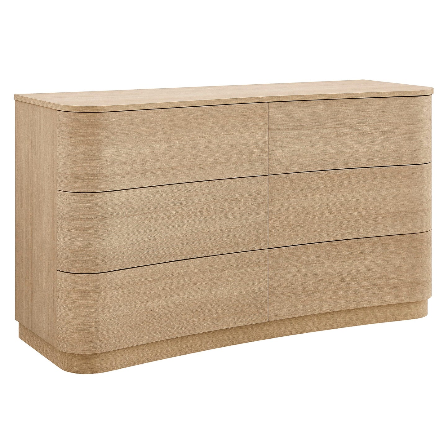 Mirae 6-Drawer Curved Dresser by Modway