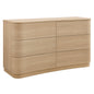 Mirae 6-Drawer Curved Dresser by Modway