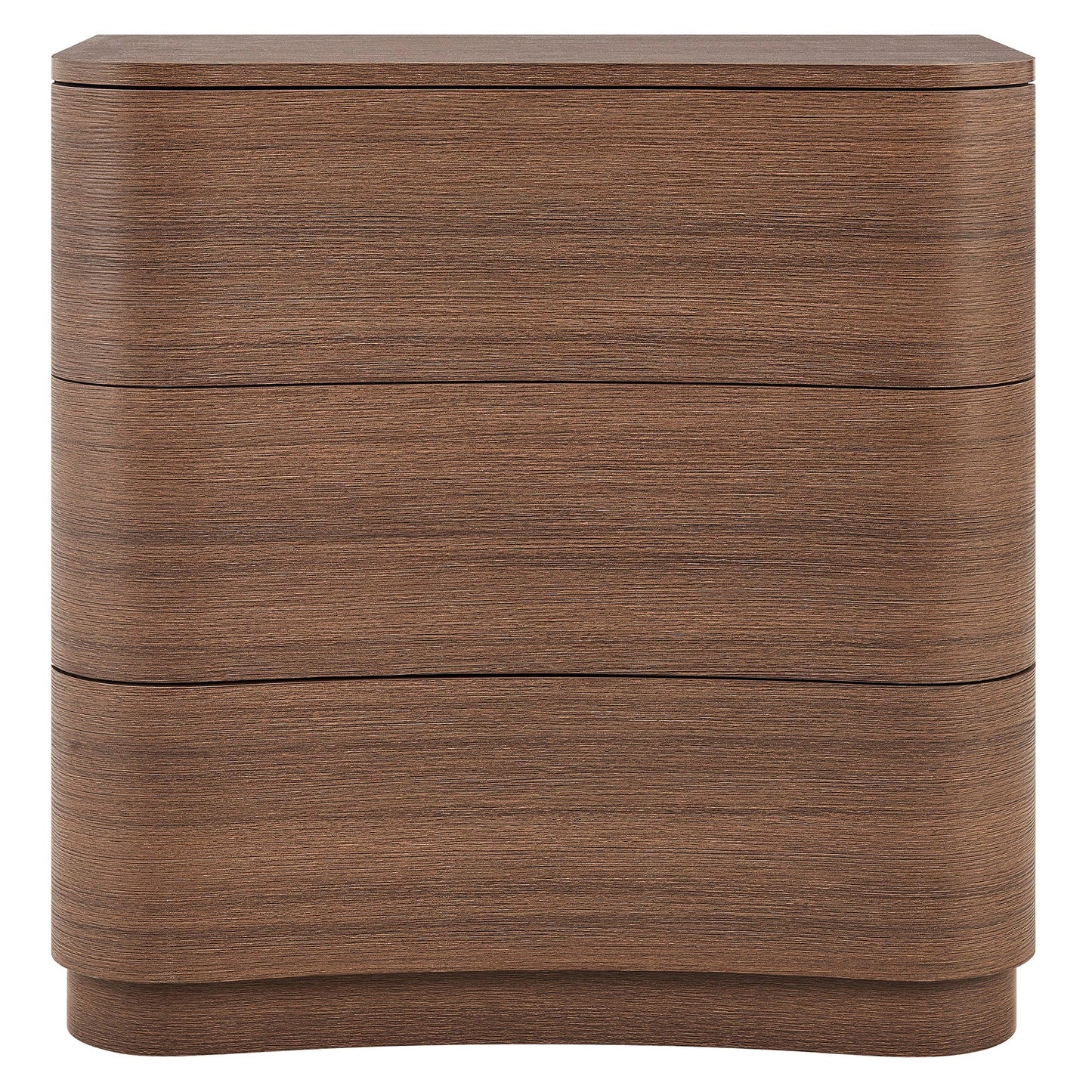 Mirae 3-Drawer Curved Compact Dresser by Modway