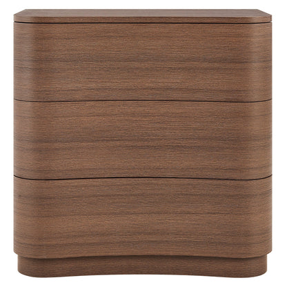 Mirae 3-Drawer Curved Compact Dresser by Modway