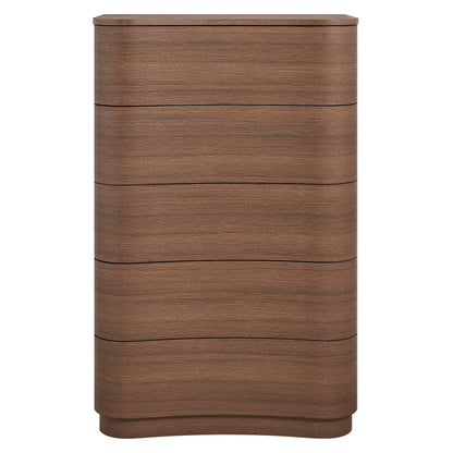 Mirae 5-Drawer Curved Dresser Chest by Modway
