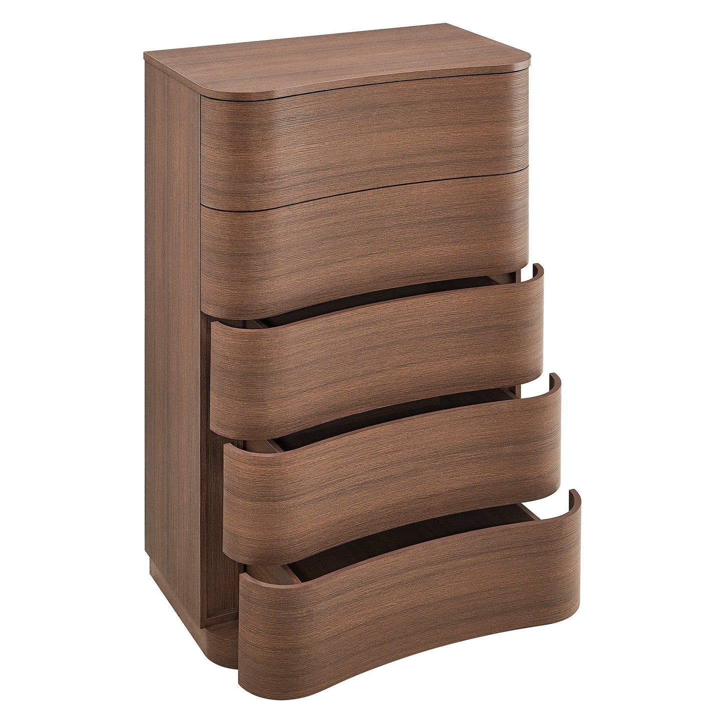 Mirae 5-Drawer Curved Dresser Chest by Modway