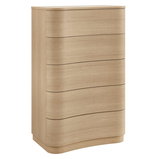 Mirae 5-Drawer Curved Dresser Chest by Modway
