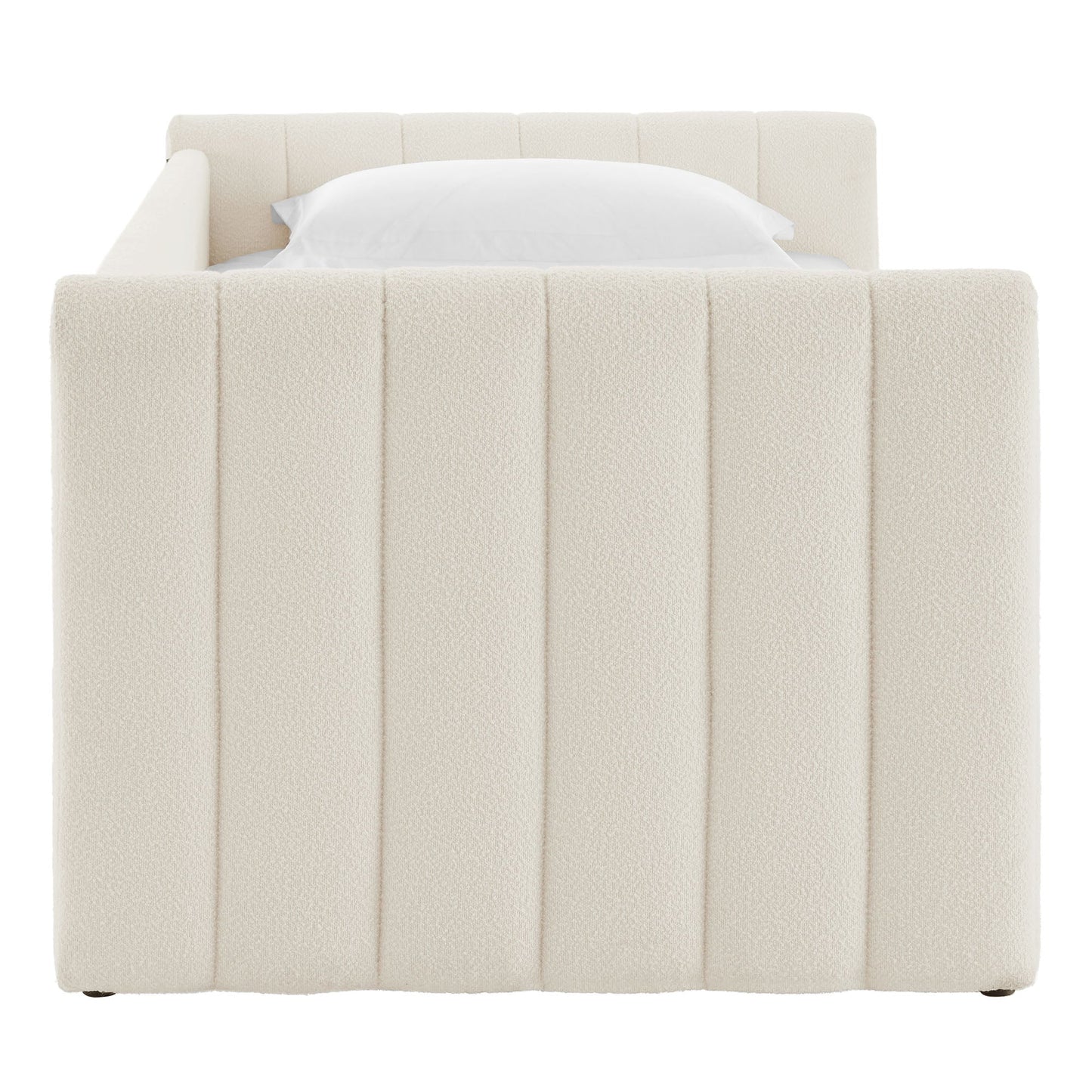 Veyla Channel Tufted Boucle Twin Daybed with Trundle by Modway