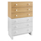 Nolia 6-Drawer Color Block Dresser Chest by Modway