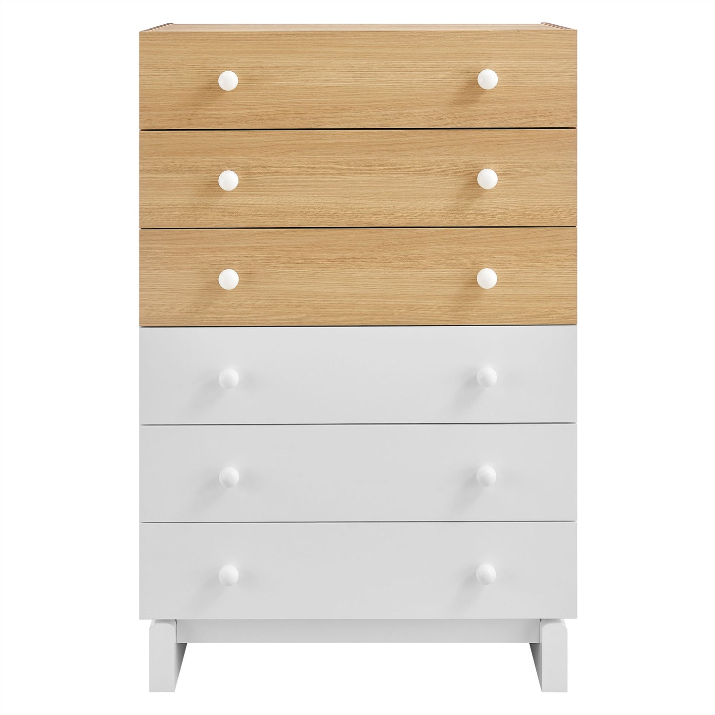 Nolia 6-Drawer Color Block Dresser Chest by Modway