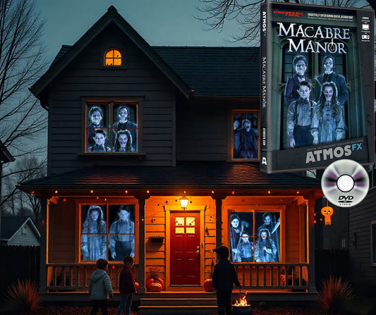 AtmosFX Macabre Manor Halloween Digital Decoration on DVD