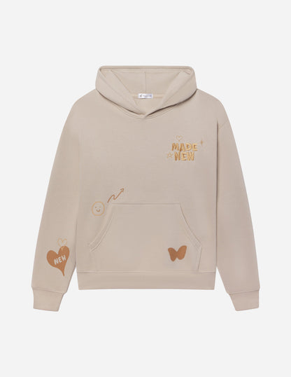 Made New Cream Unisex Hoodie