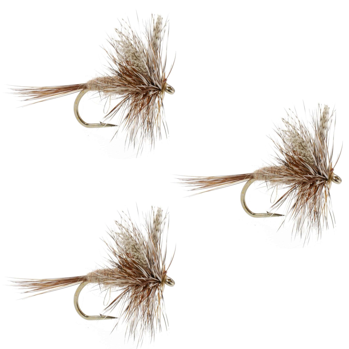 3 Pack March Brown Classic Dry Fly - Hook Size 18