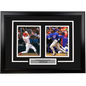 Framed Mark McGwire and Sammy Sosa 1998 Home Run Race 17x23 Dual Baseball Photo