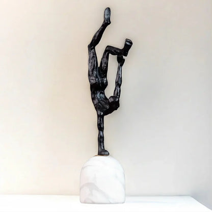 Metal Figurine - Modern Metal Marble Base
