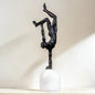 Metal Figurine - Modern Metal Marble Base