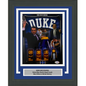 Framed Autographed/Signed Mike Krzyzewski Coach K Duke Blue Devils 8x10 Basketball Photo PSA/DNA COA #4