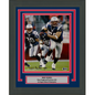 Framed Autographed/Signed Mike Vrabel New England Patriots 8x10 Football Photo Beckett BAS COA #1