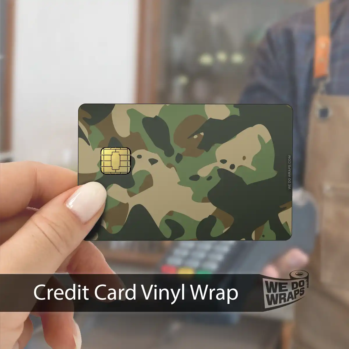 Military Green Camo | NFC Key Card Wrap