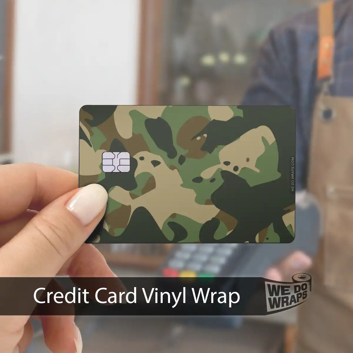 Military Green Camo | NFC Key Card Wrap