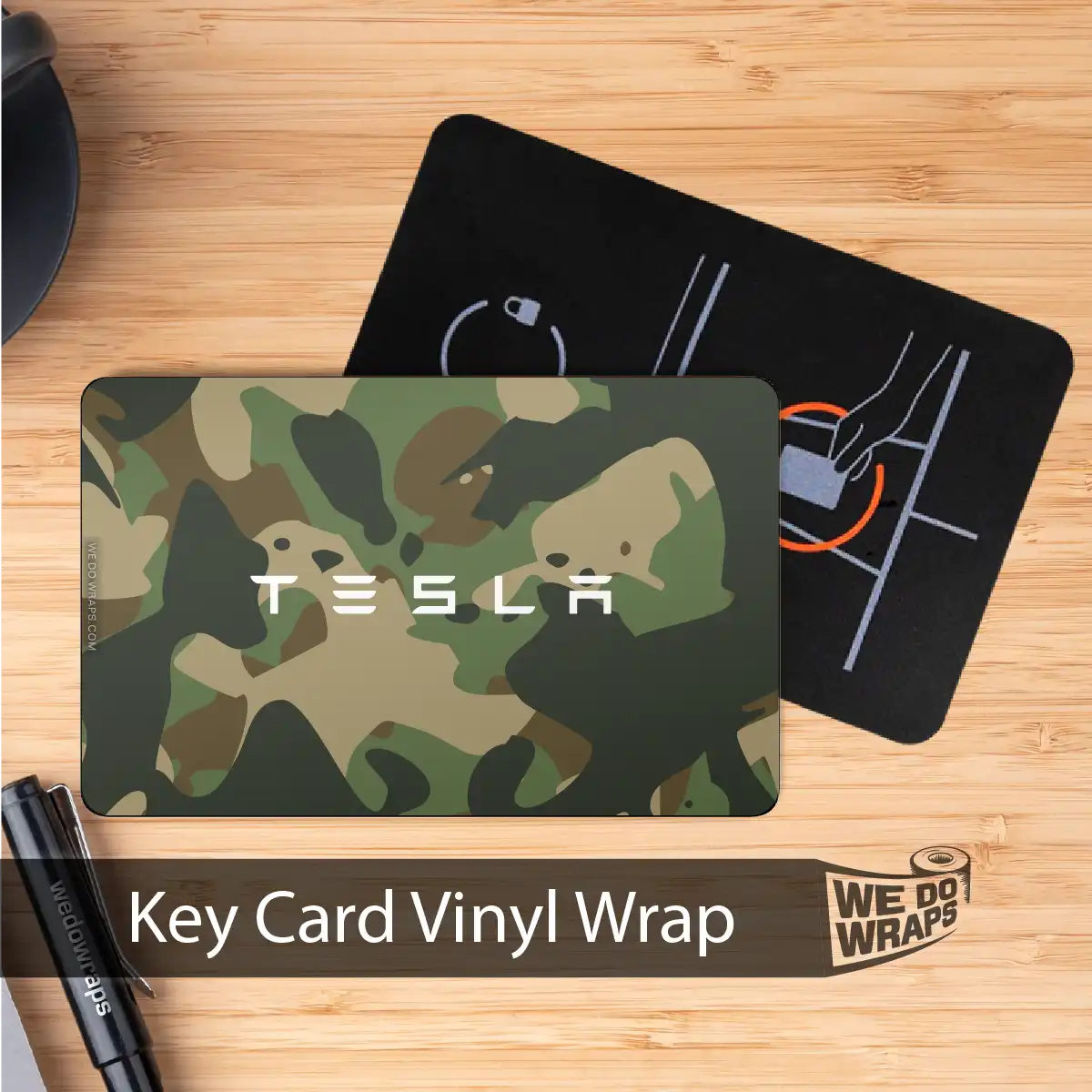 Military Green Camo | NFC Key Card Wrap