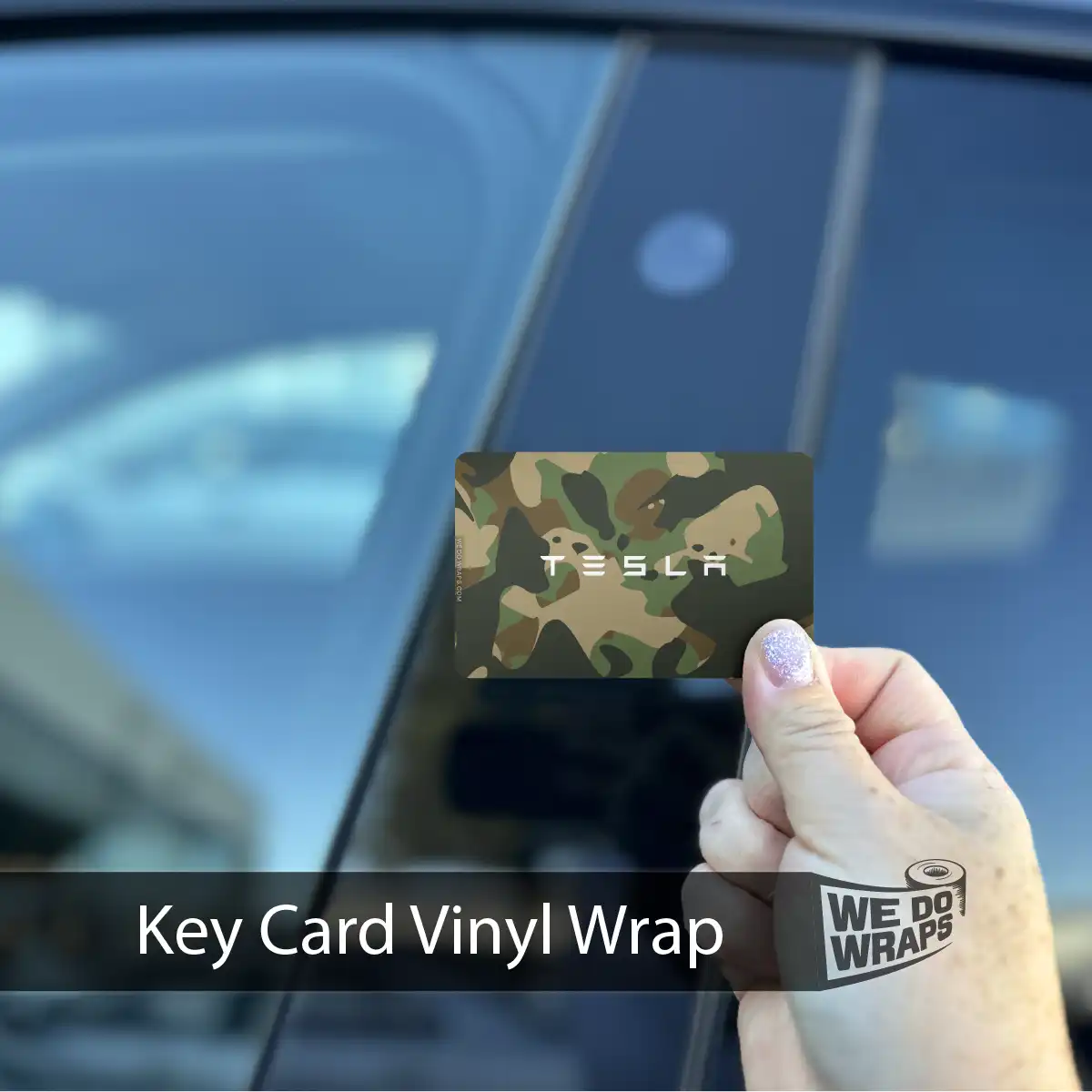 Military Green Camo | NFC Key Card Wrap