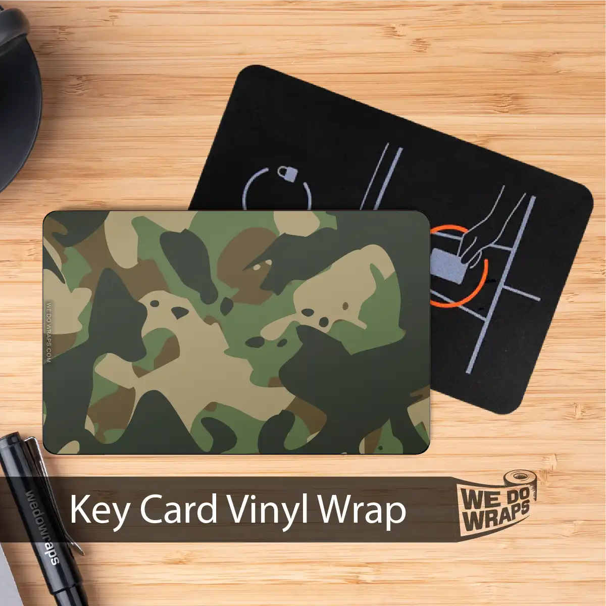 Military Green Camo | NFC Key Card Wrap