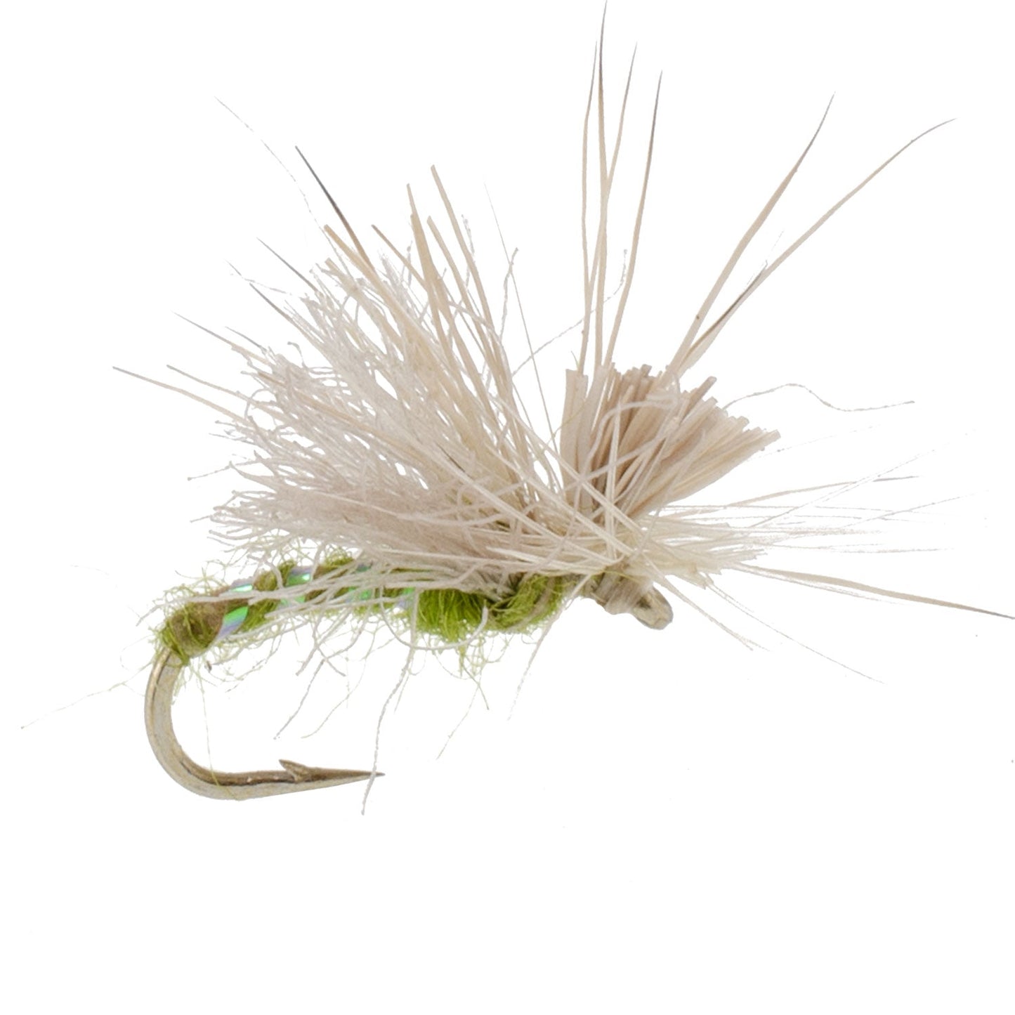 3 Pack Olive Missing Link Caddis or Mayfly Flies Hook Size 18