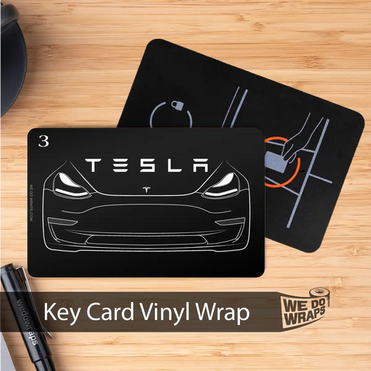 Model 3 Front Outline | NFC Key Card Wrap