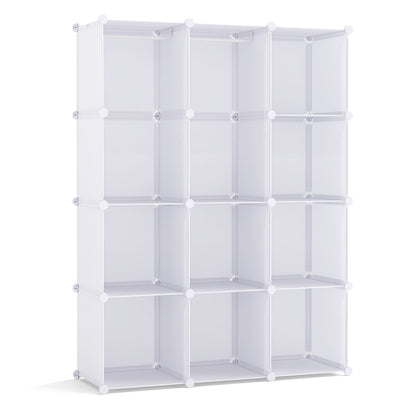 Modular Kids Wardrobe with 10 Cubes & Hanging Rod