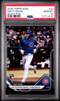 Graded 2025 Topps Now Matt Shaw #21 Black Foil /10 Rookie RC Baseball Card PSA 10 Gem Mint