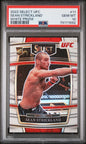 Graded 2022 Panini Select UFC Sean Strickland #11 White Prizm /75 Rookie RC UFC MMA Card PSA 10 Gem Mint