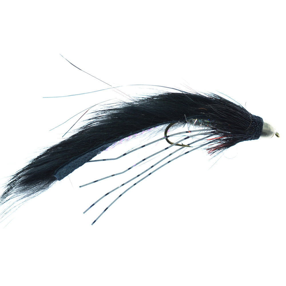 3 Pack Cone Head Muddy Buddy Streamers - Black - Size 4