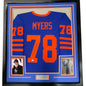 Framed Autographed/Signed Nick Castle Michael Myers 35x39 Halloween Blue Movie Jersey PSA/DNA COA
