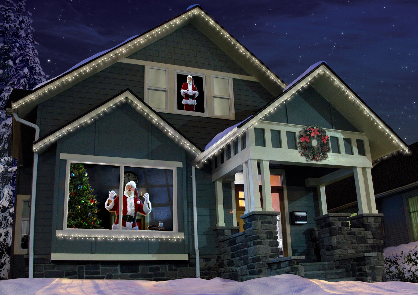 Night Before Christmas Digital Decoration on USB