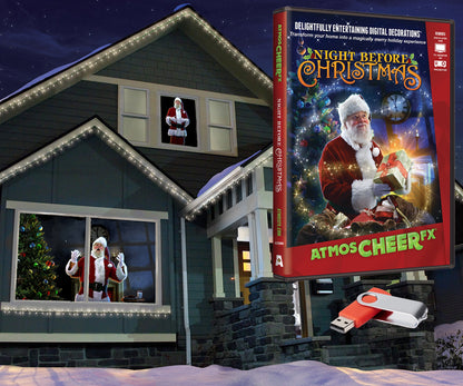Night Before Christmas Digital Decoration on USB