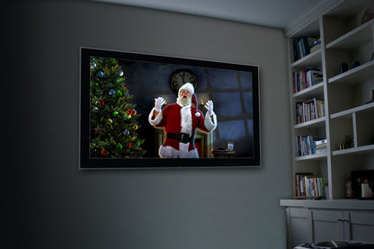 AtmosFX Night Before Christmas DVD + 48" x 72" White Holographic Screen for Christmas Projection