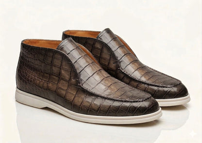 Maurice Nashville Custom Made Alligator Shoe - Brown