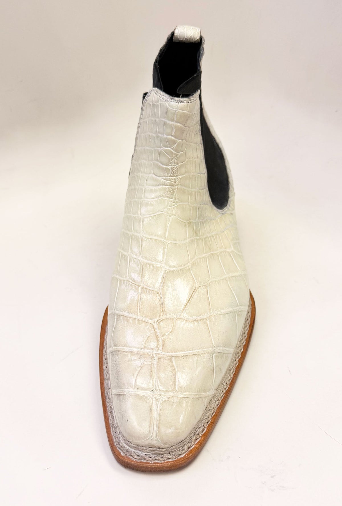 Maurice New York Custom Alligator Boot - White
